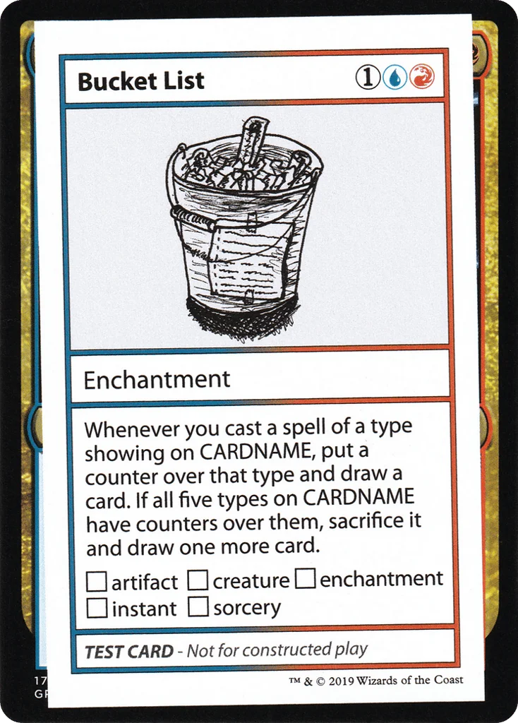 Bucket List · Mystery Booster Playtest Cards 2021