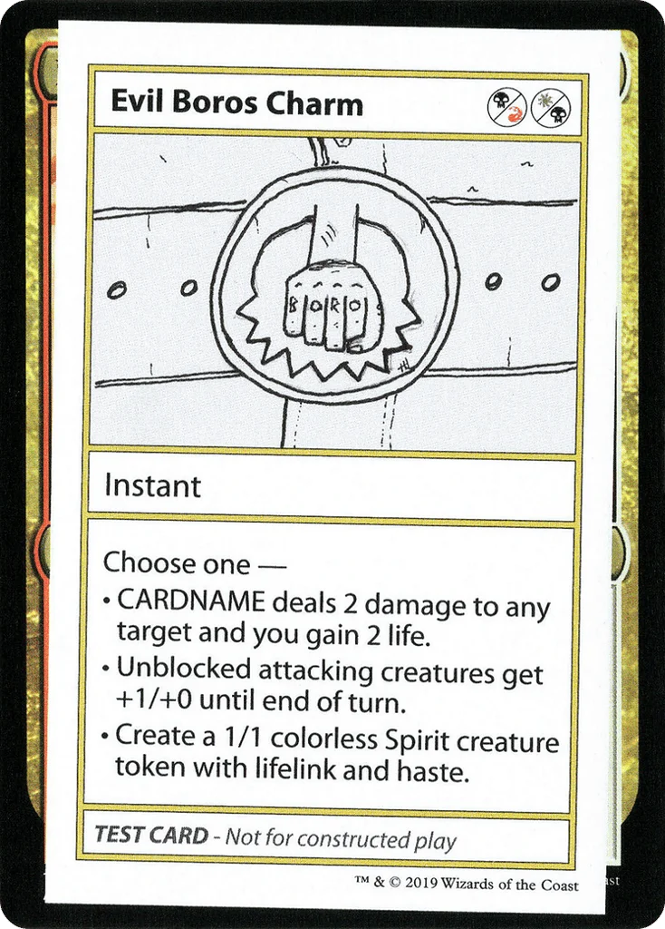Evil Boros Charm · Mystery Booster Playtest Cards 2021