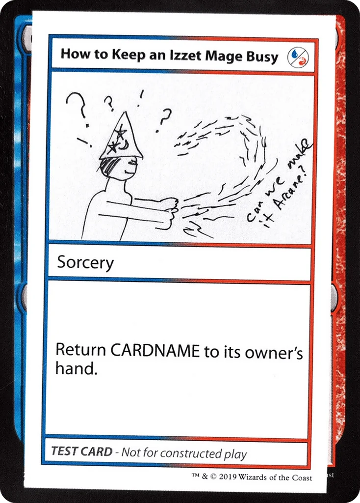 How to Keep an Izzet Mage Busy · Mystery Booster Playtest Cards 2021