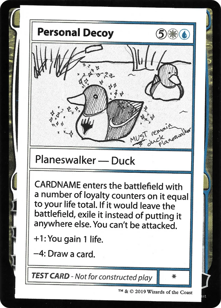 Personal Decoy · Mystery Booster Playtest Cards 2021