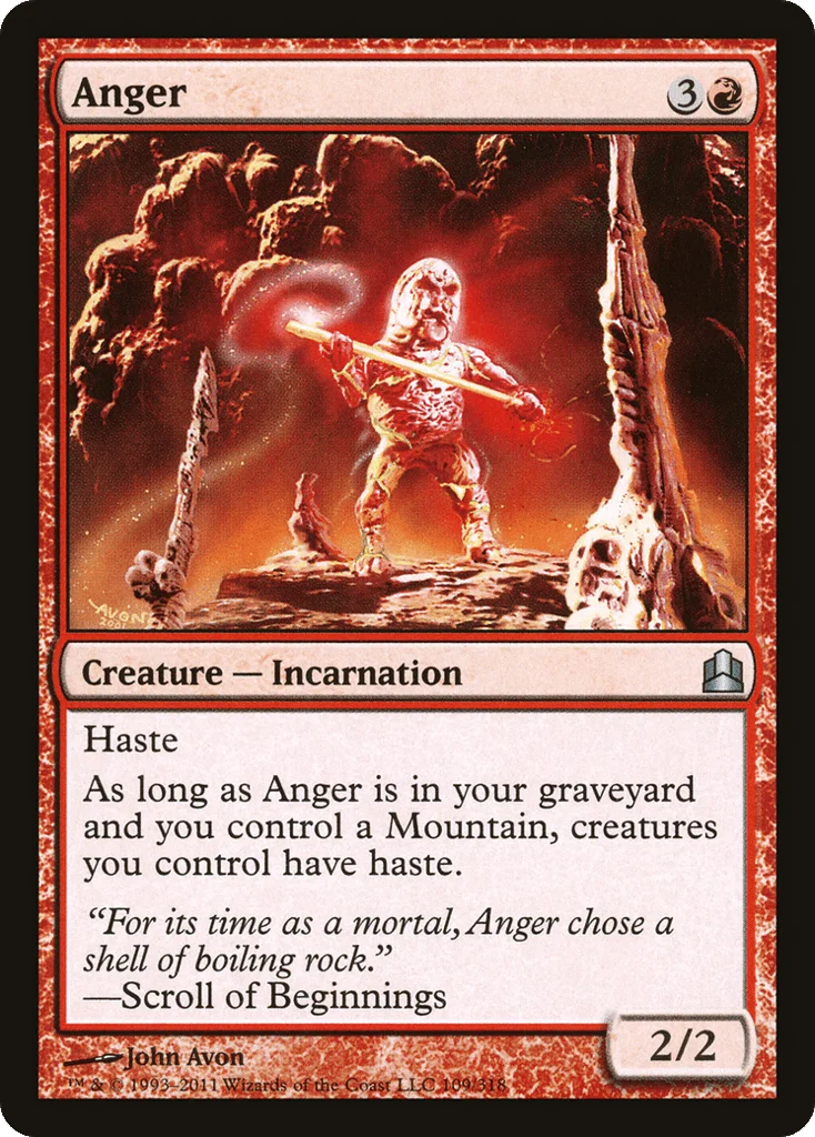 Anger · Commander 2011