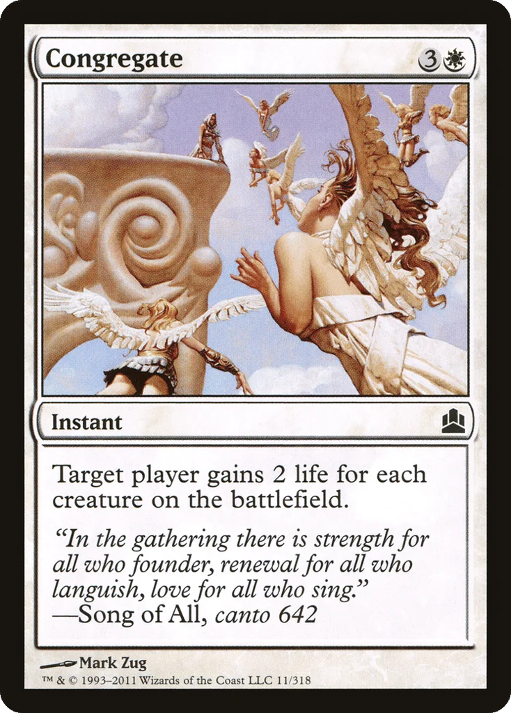 Congregate · Commander 2011