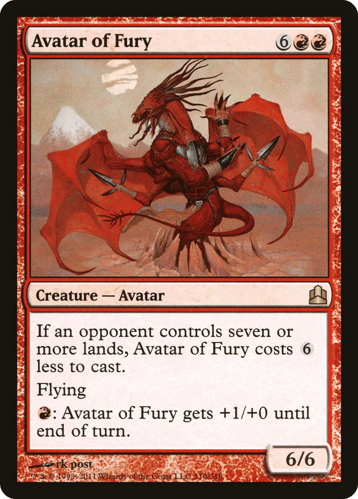 Avatar of Fury · Commander 2011
