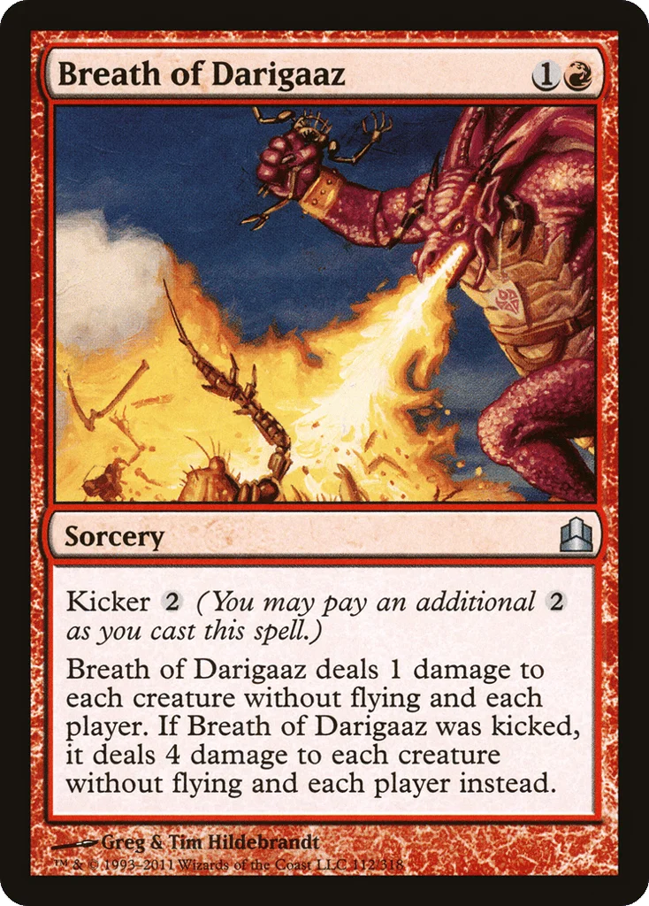 Breath of Darigaaz · Commander 2011