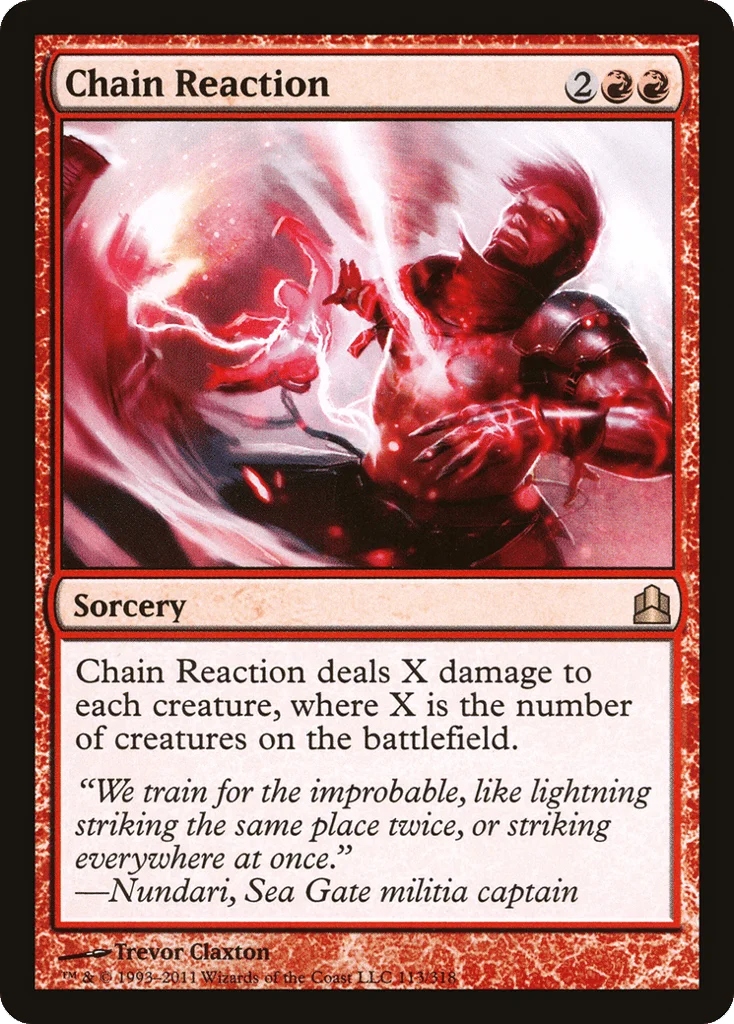 Chain Reaction · Commander 2011