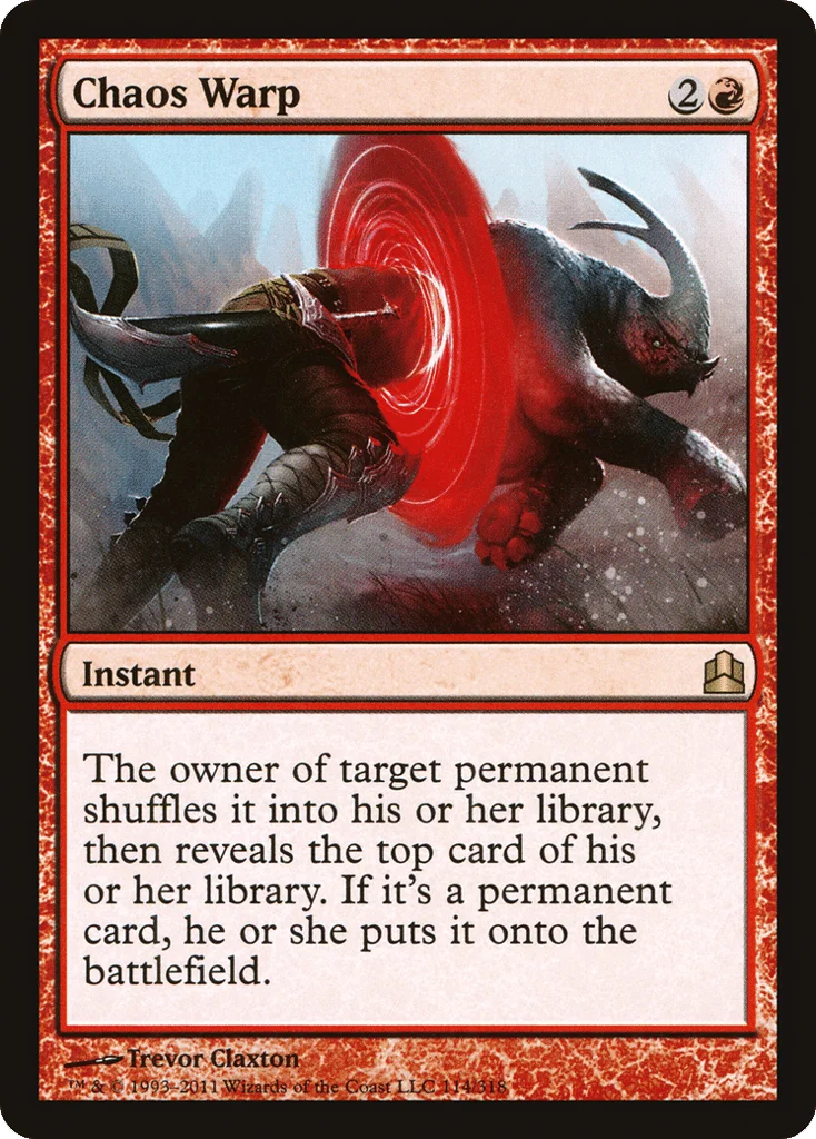 Chaos Warp · Commander 2011
