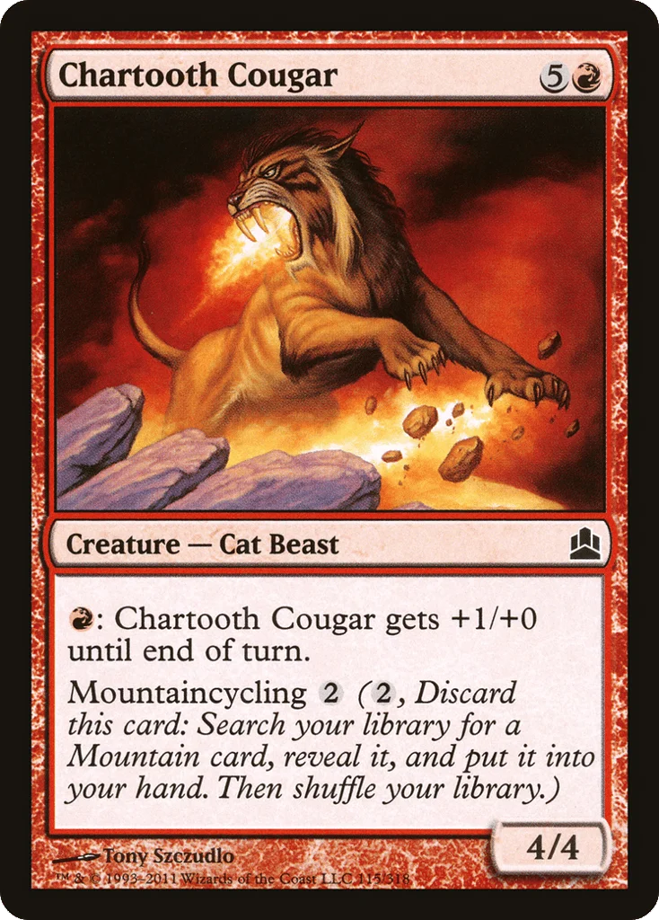 Chartooth Cougar · Commander 2011