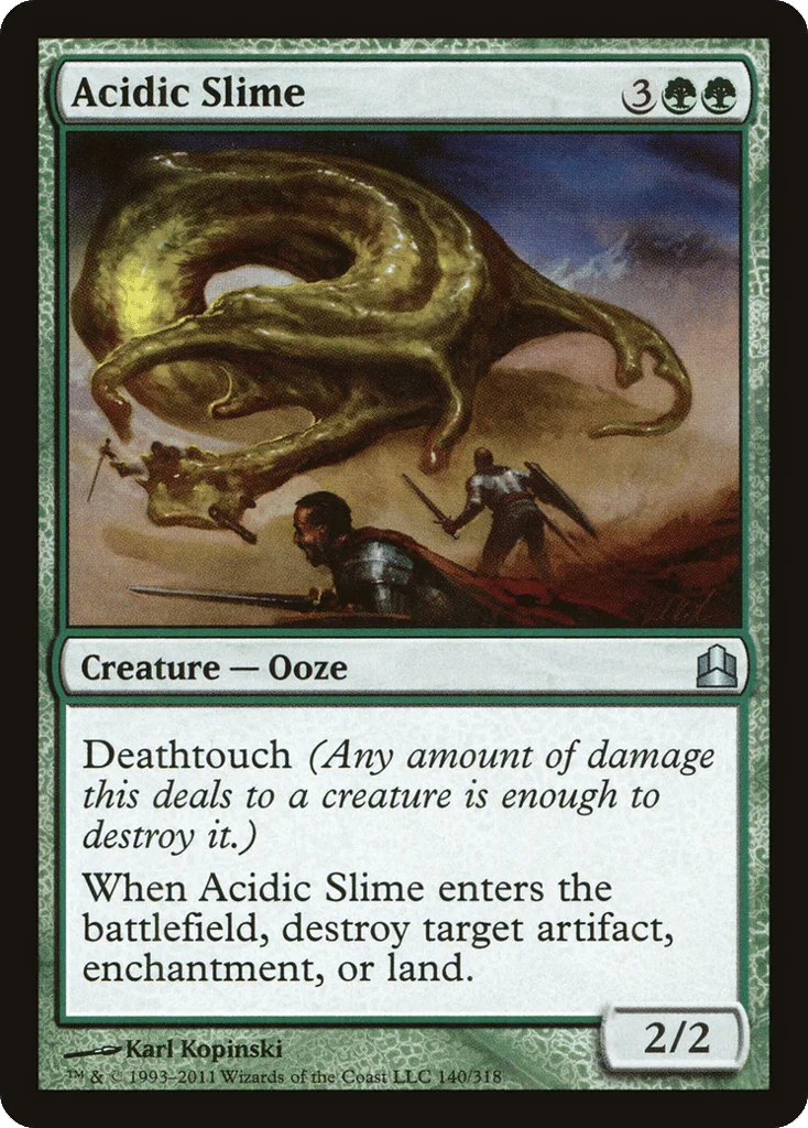 Acidic Slime · Commander 2011