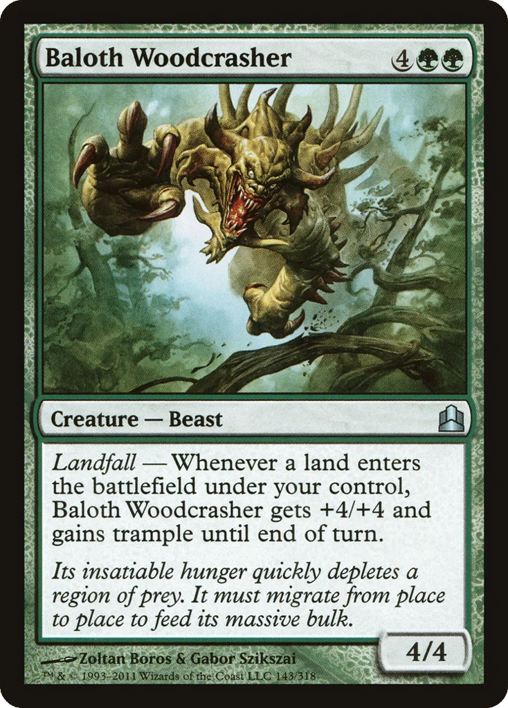 Baloth Woodcrasher · Commander 2011