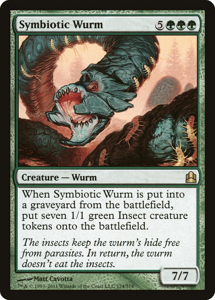 Symbiotic Wurm · Commander 2011
