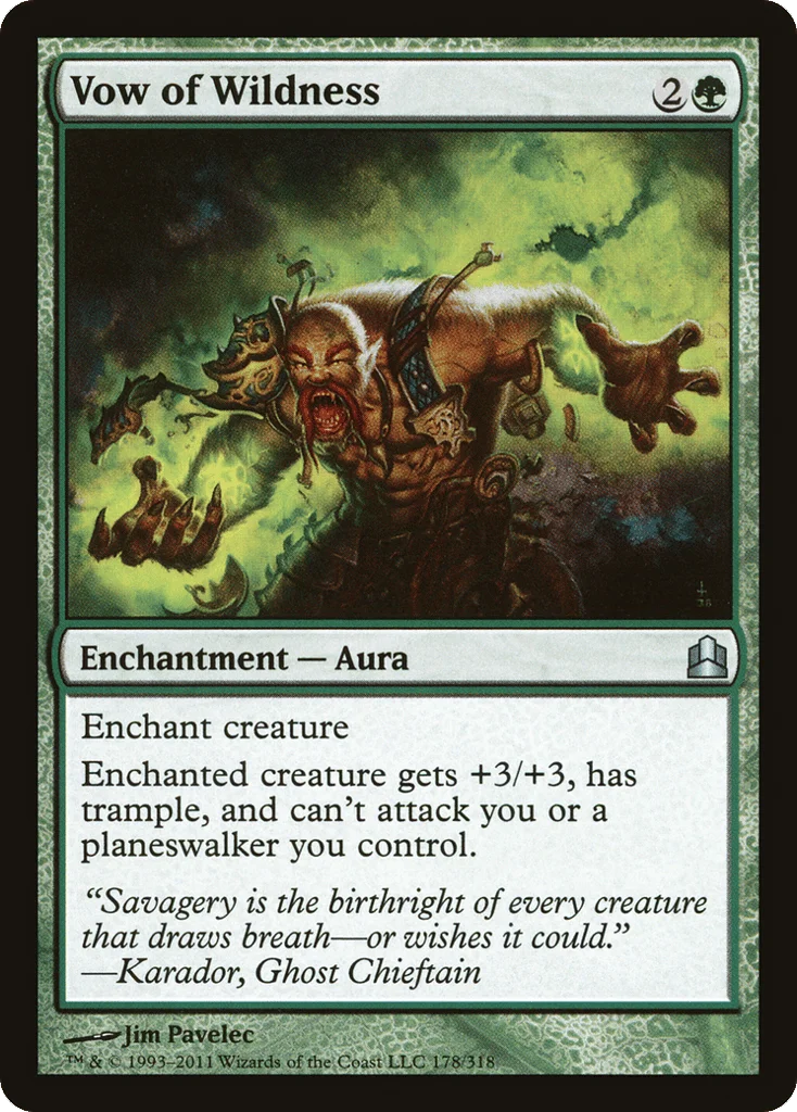 Vow of Wildness · Commander 2011