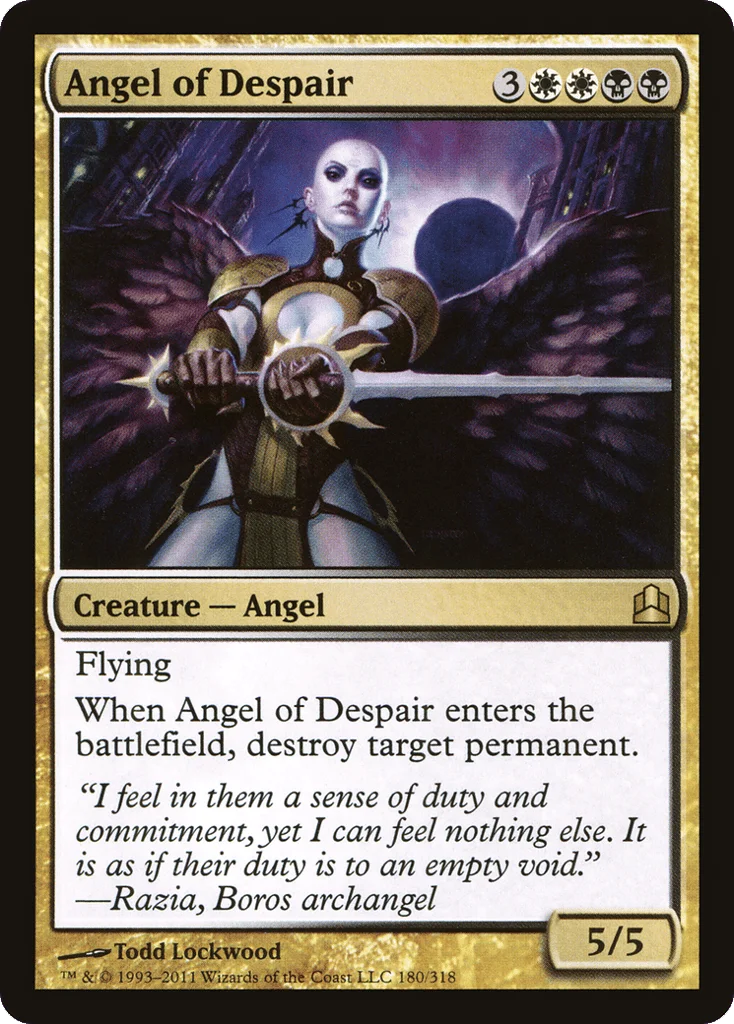 Angel of Despair · Commander 2011