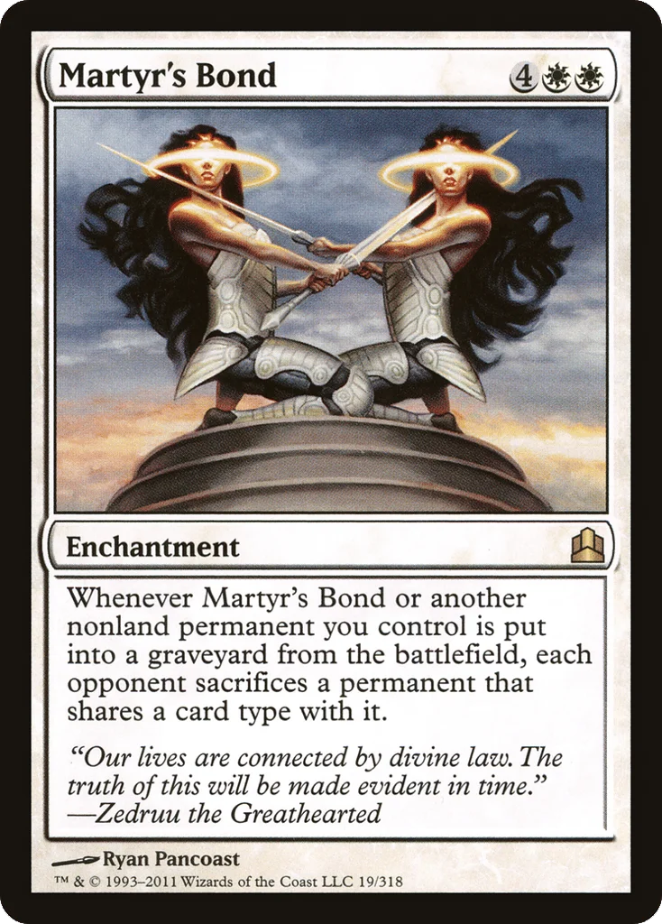 Martyr's Bond · Commander 2011