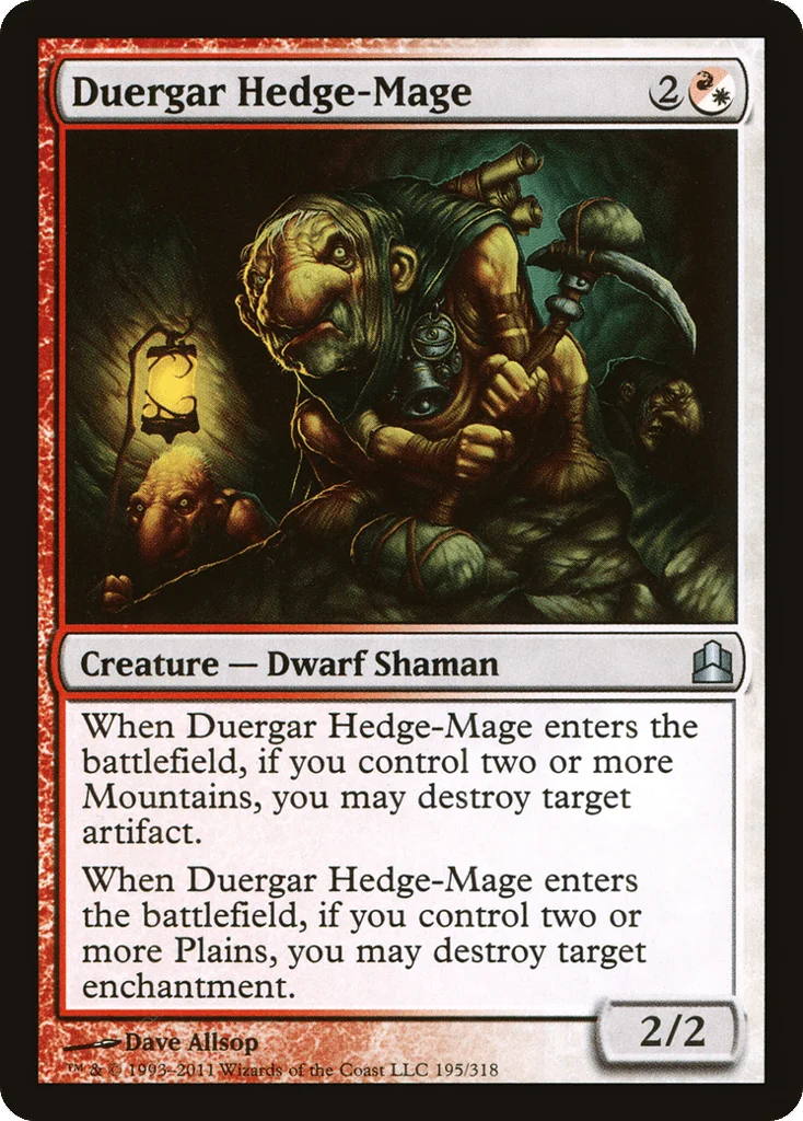 Duergar Hedge-Mage · Commander 2011