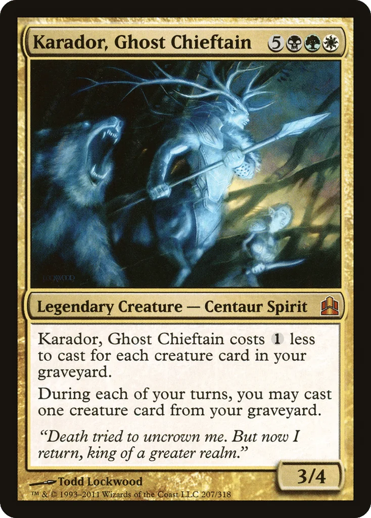 Karador, Ghost Chieftain · Commander 2011