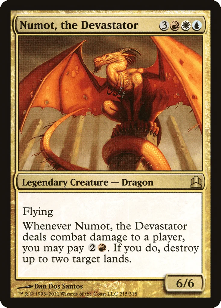 Numot, the Devastator · Commander 2011