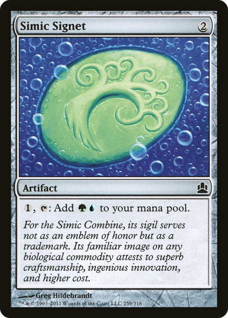 Simic Signet · Commander 2011