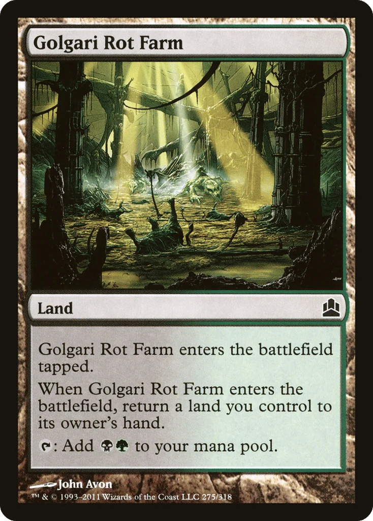Golgari Rot Farm · Commander 2011