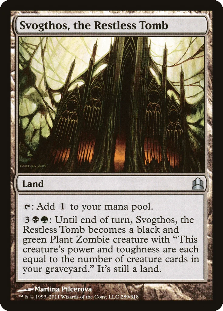 Svogthos, the Restless Tomb · Commander 2011