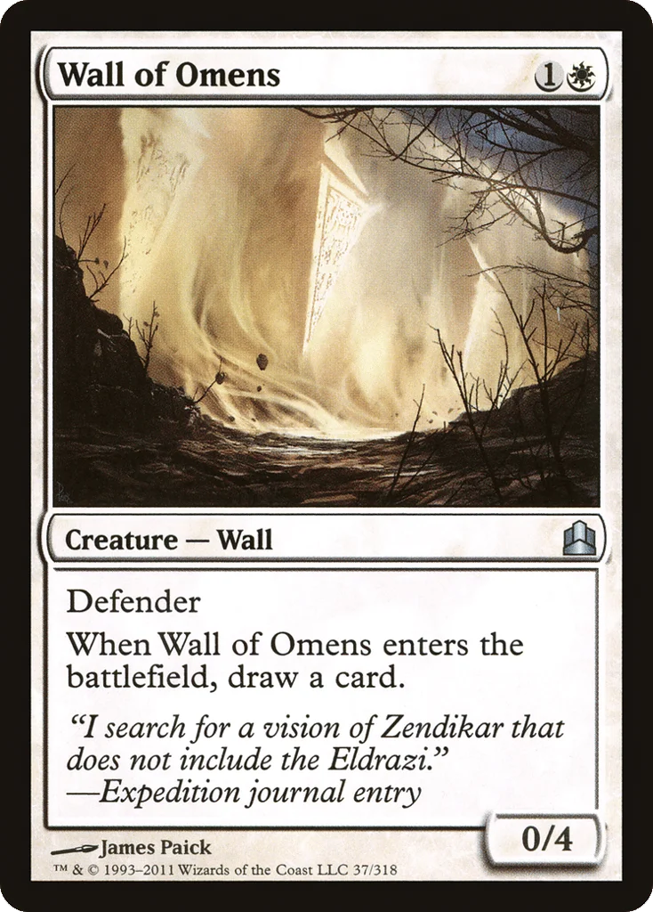 Wall of Omens · Commander 2011