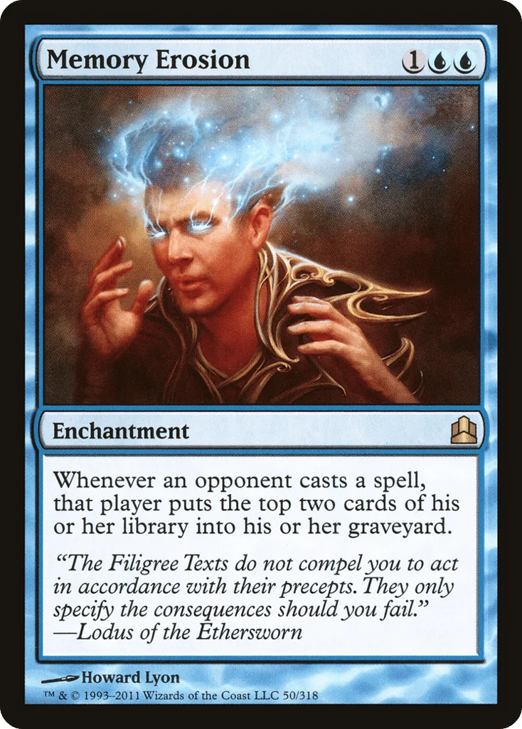 Memory Erosion · Commander 2011