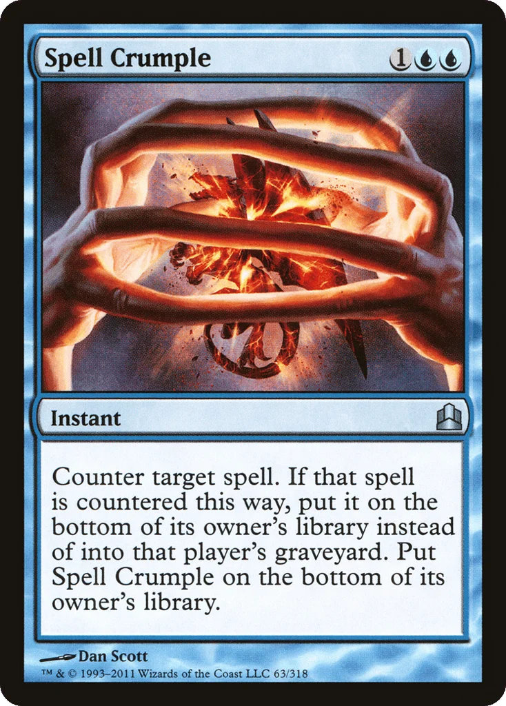 Spell Crumple · Commander 2011