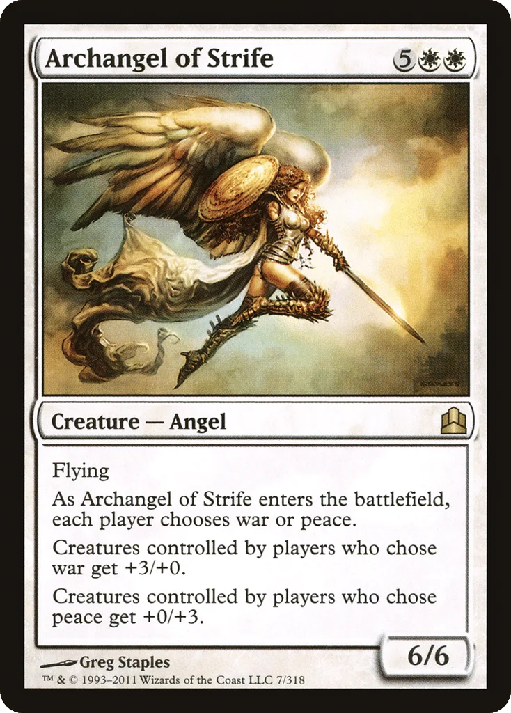 Archangel of Strife · Commander 2011