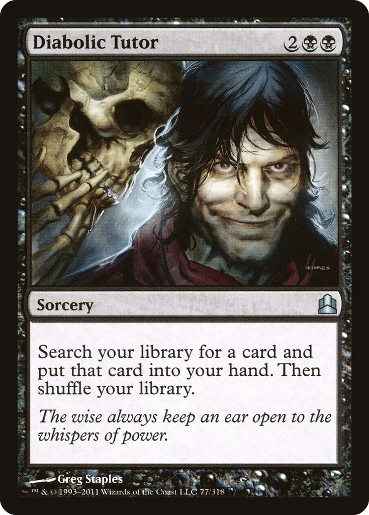 Diabolic Tutor · Commander 2011