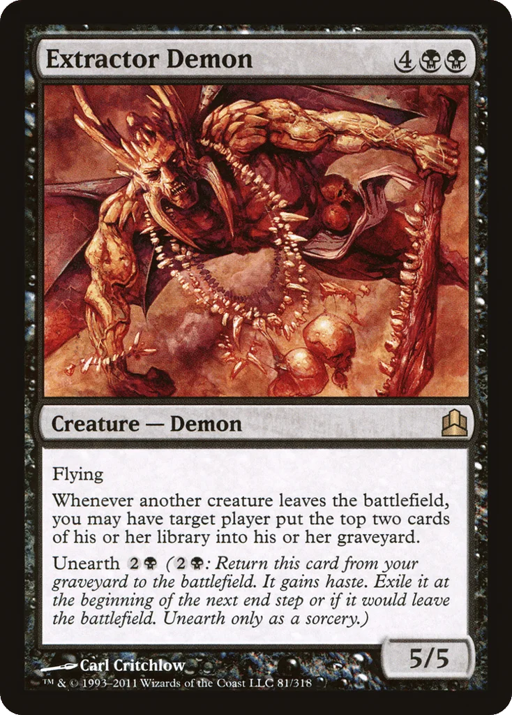Extractor Demon · Commander 2011