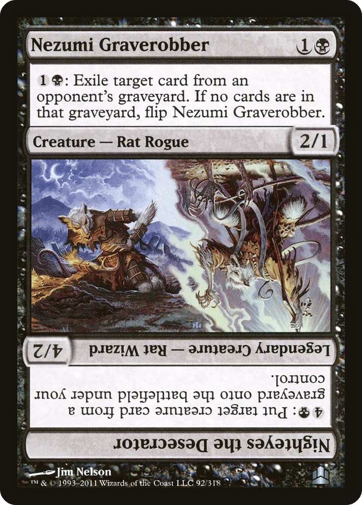 Nezumi Graverobber // Nighteyes the Desecrator · Commander 2011