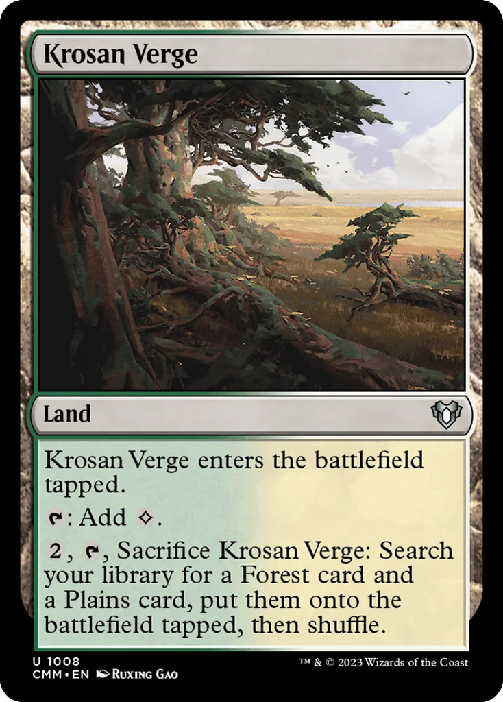 Krosan Verge · Commander Masters
