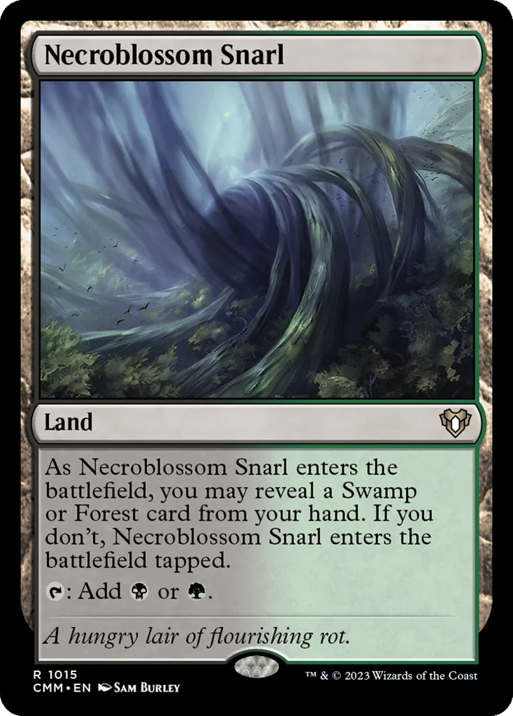 Necroblossom Snarl · Commander Masters