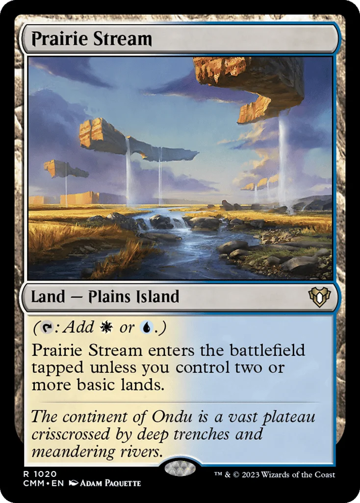 Prairie Stream · Commander Masters