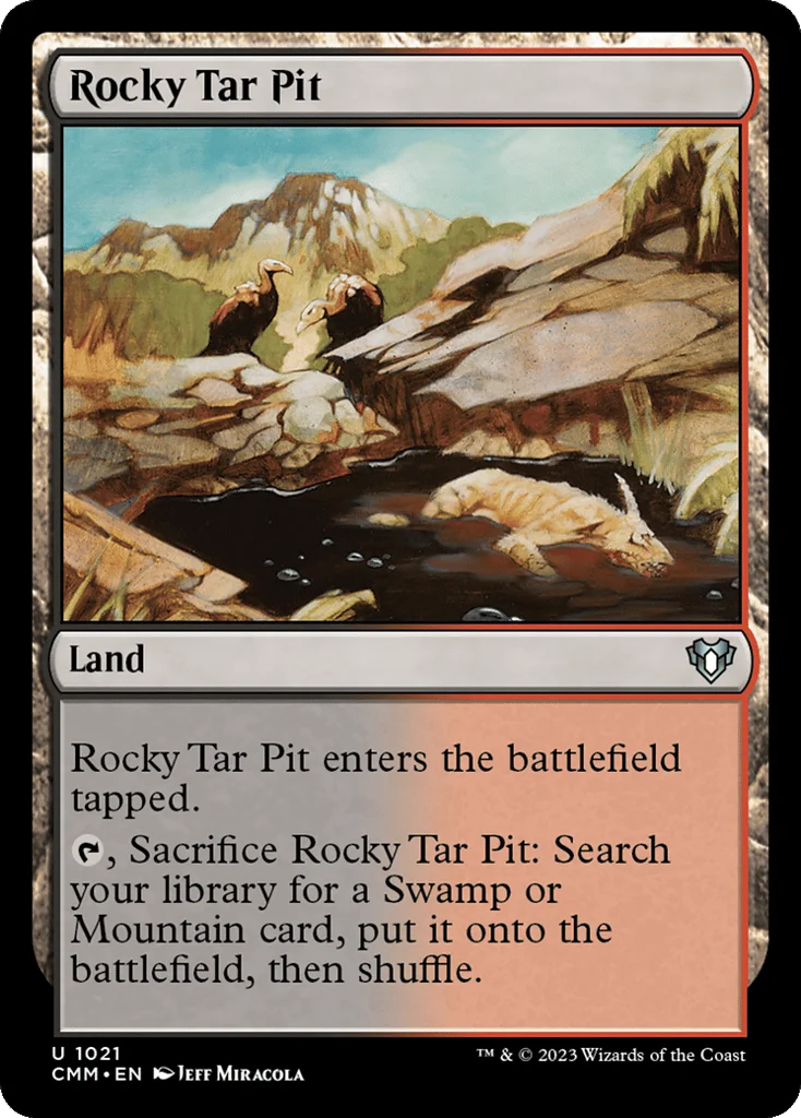 Rocky Tar Pit · Commander Masters