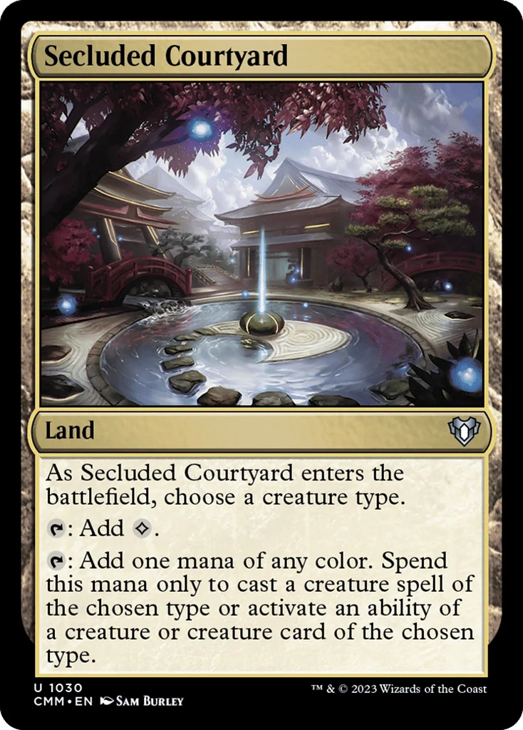 Secluded Courtyard · Commander Masters