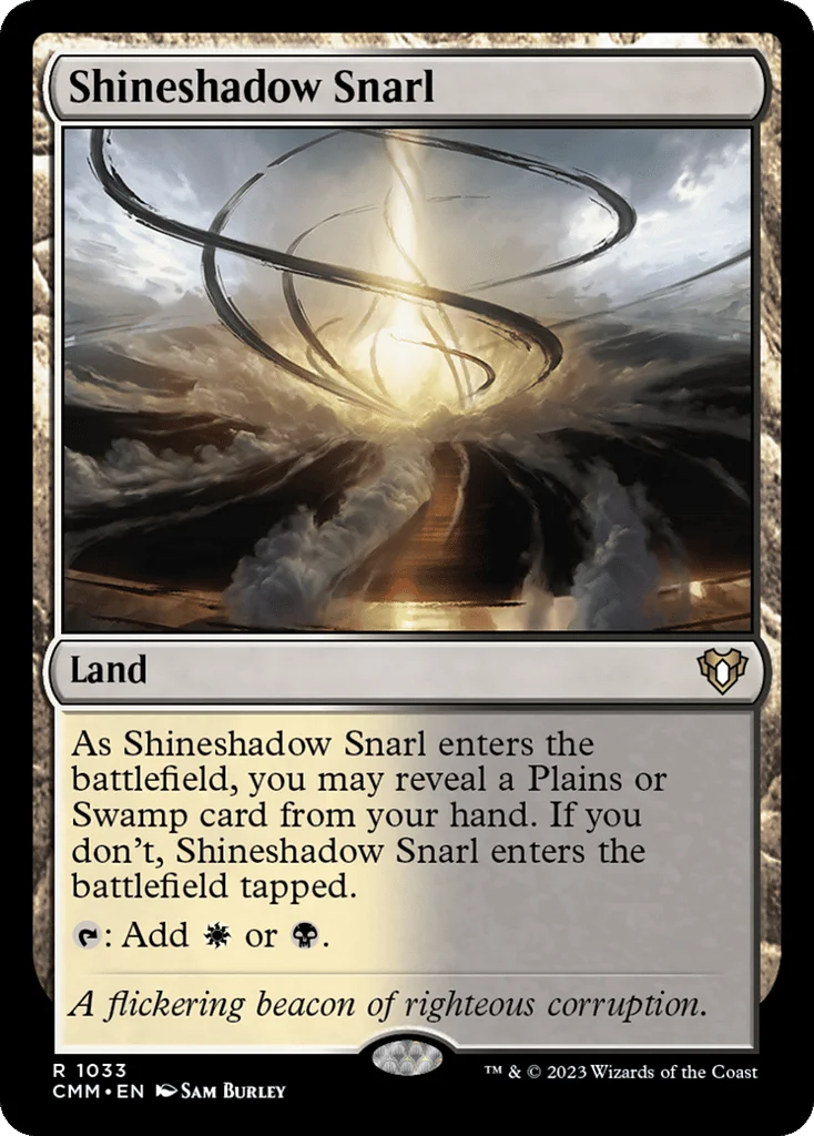 Shineshadow Snarl · Commander Masters