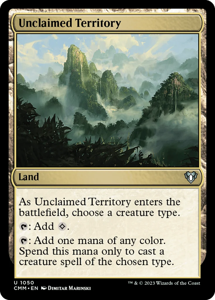 Unclaimed Territory · Commander Masters
