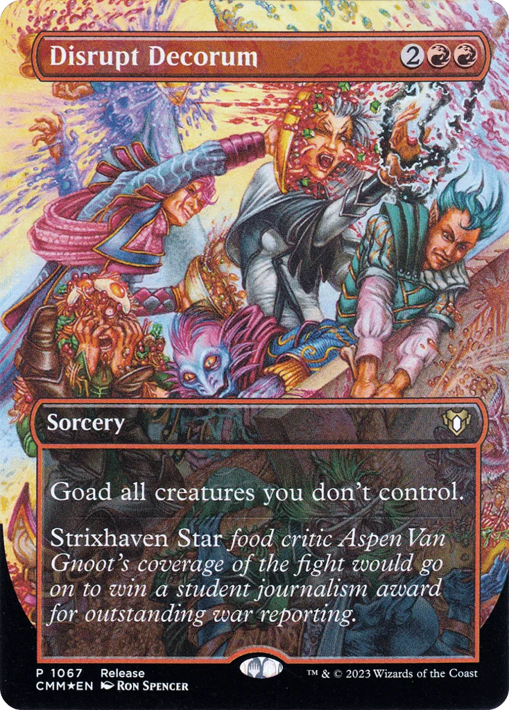 Disrupt Decorum · Commander Masters