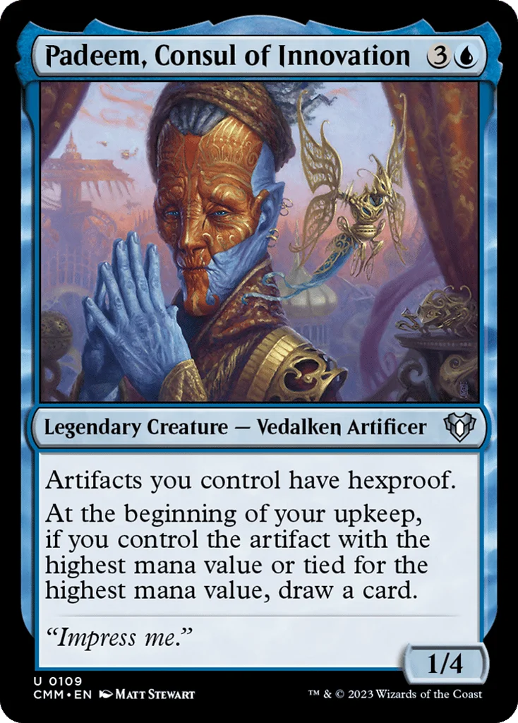 Padeem, Consul of Innovation · Commander Masters