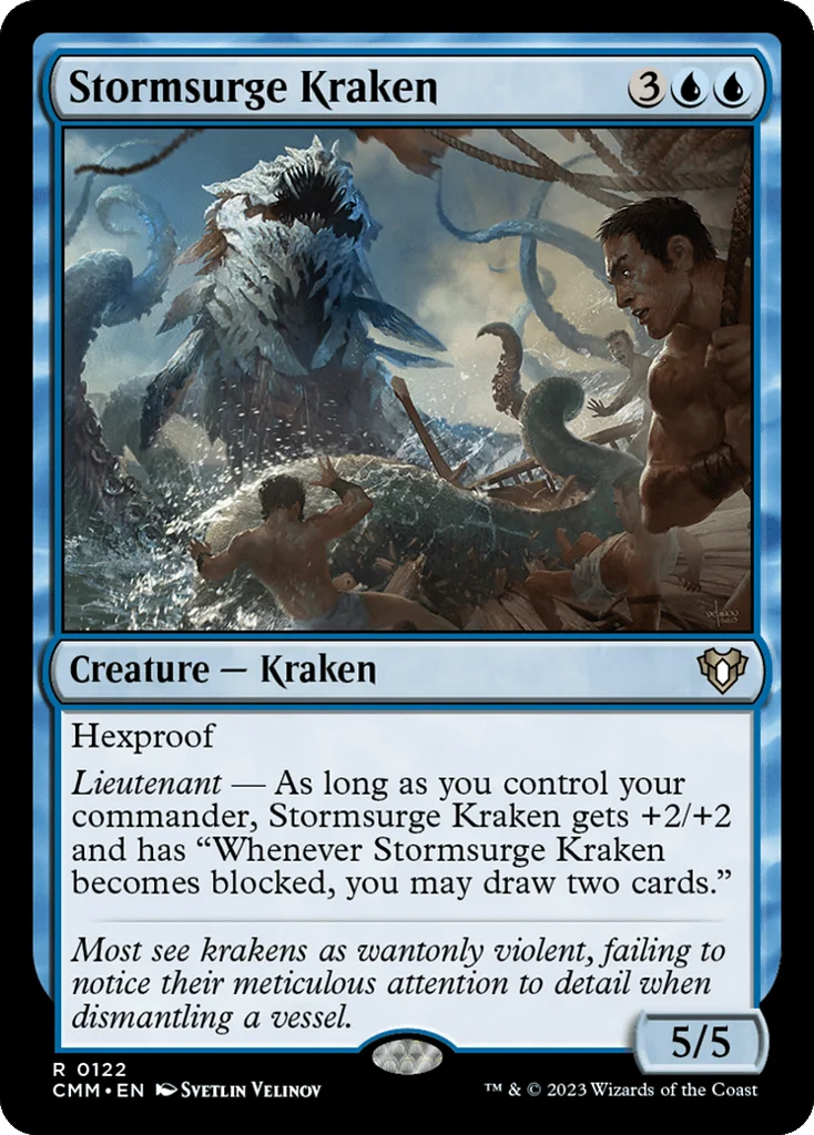 Stormsurge Kraken · Commander Masters