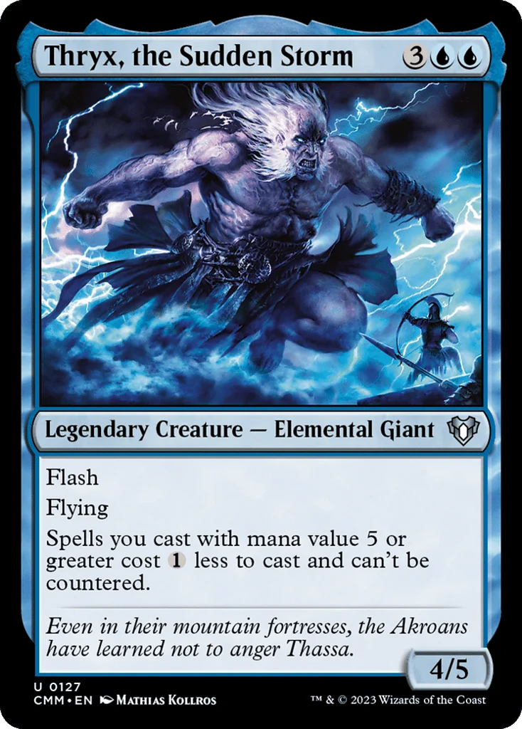 Thryx, the Sudden Storm · Commander Masters