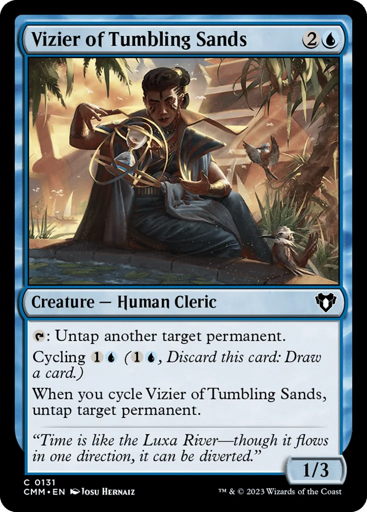 Vizier of Tumbling Sands · Commander Masters