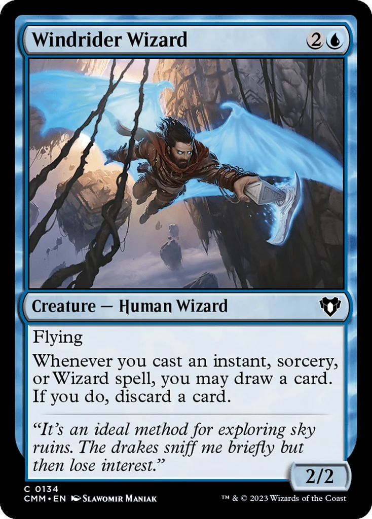 Windrider Wizard · Commander Masters