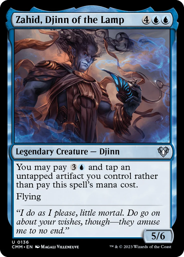 Zahid, Djinn of the Lamp · Commander Masters