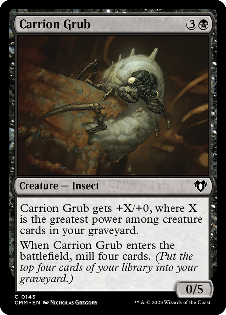 Carrion Grub · Commander Masters