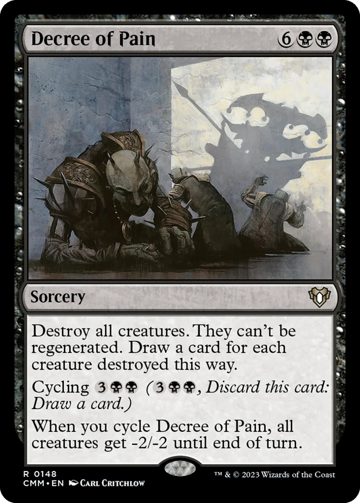 Decree of Pain · Commander Masters