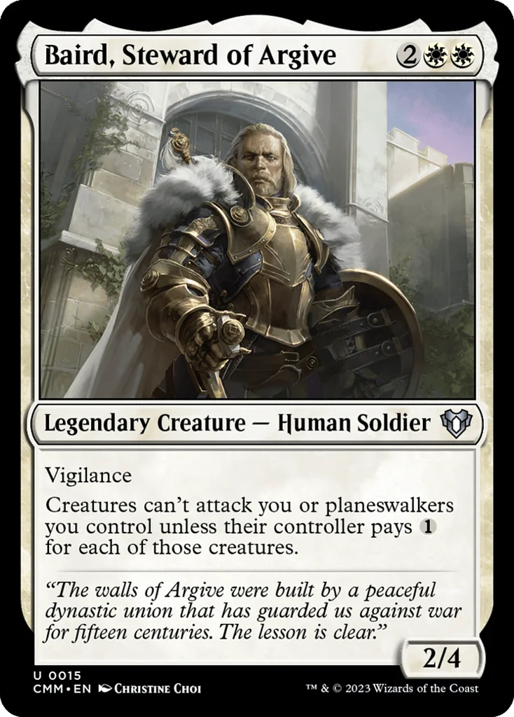 Baird, Steward of Argive · Commander Masters
