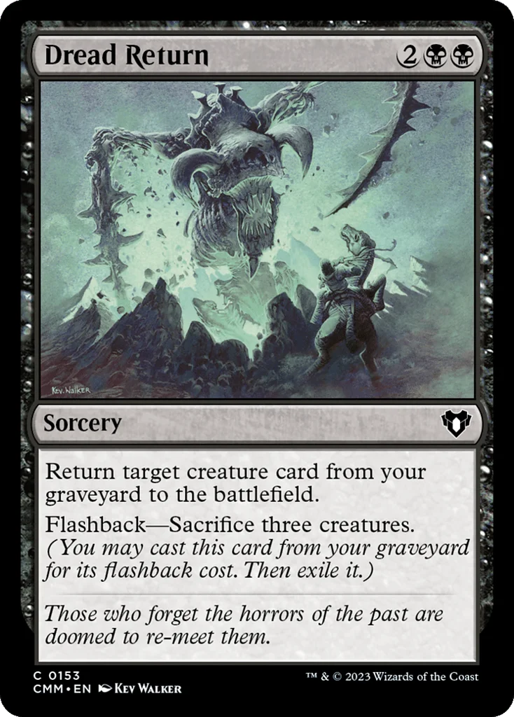 Dread Return · Commander Masters