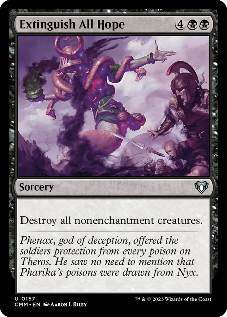 Extinguish All Hope · Commander Masters