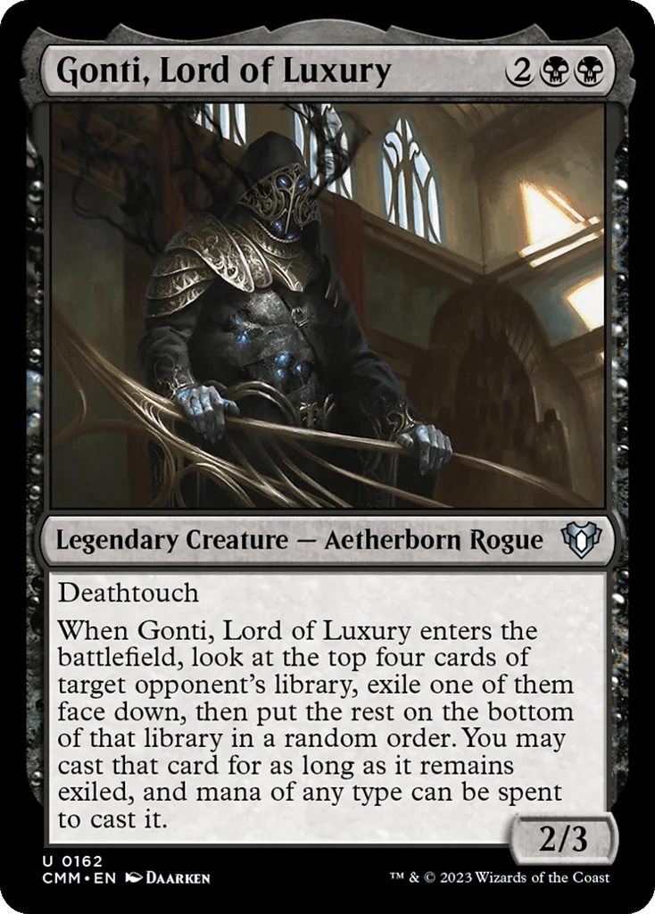 Gonti, Lord of Luxury · Commander Masters